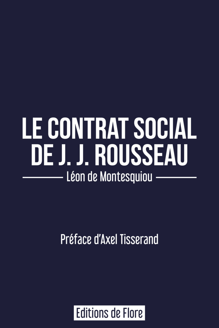 Le Contrat social de J.-J. Rousseau